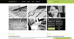 Desktop Screenshot of preklady.cz